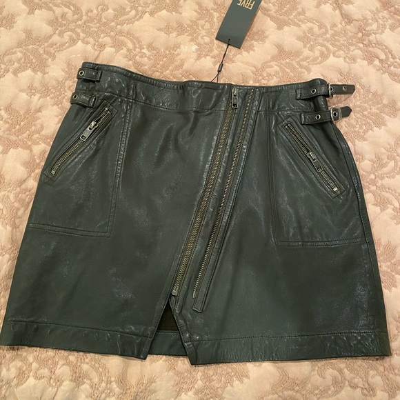 FRYE Leather Skirt